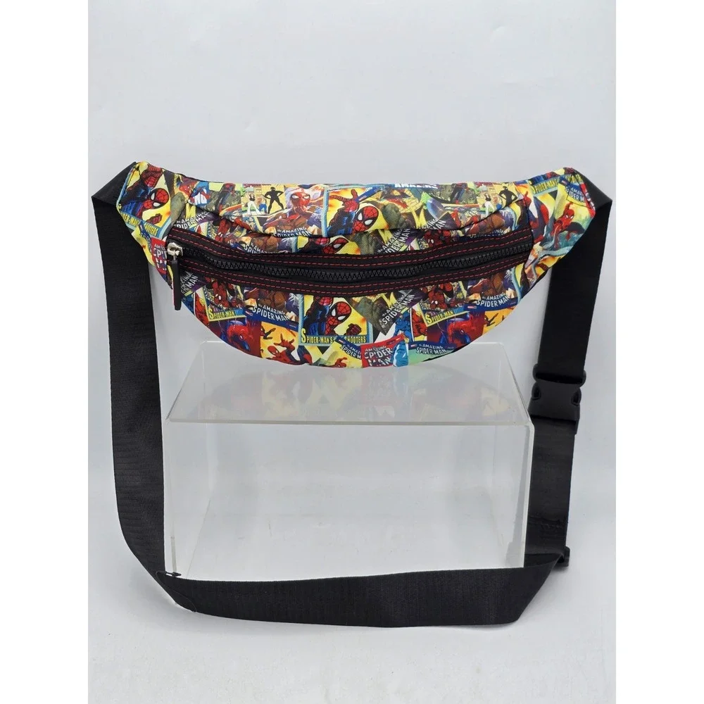 Marvel‎ Spiderman Comic Cross Body or Around Waist Adjustable Fanny Pack